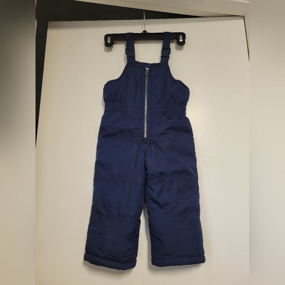 Carter's Toddler Kids Navy Blue Snow Bib Boys Girls Neutral 2T
